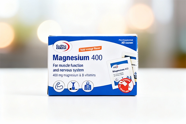 گرانولهای پودر منیزیم ۴۰۰ یوروویتال، آماده مصرف بدون نیاز به آب